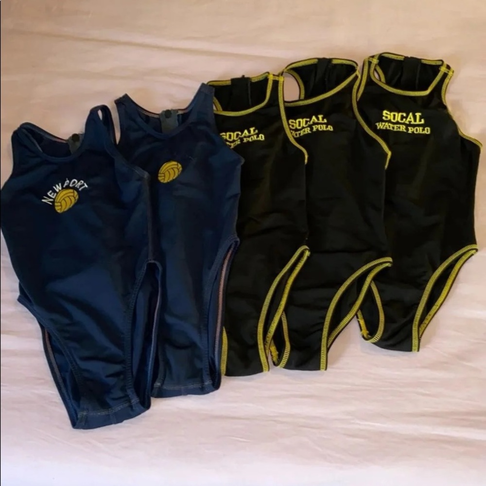 Water polo suits Lot of 5 plus (FREE speedo suit)